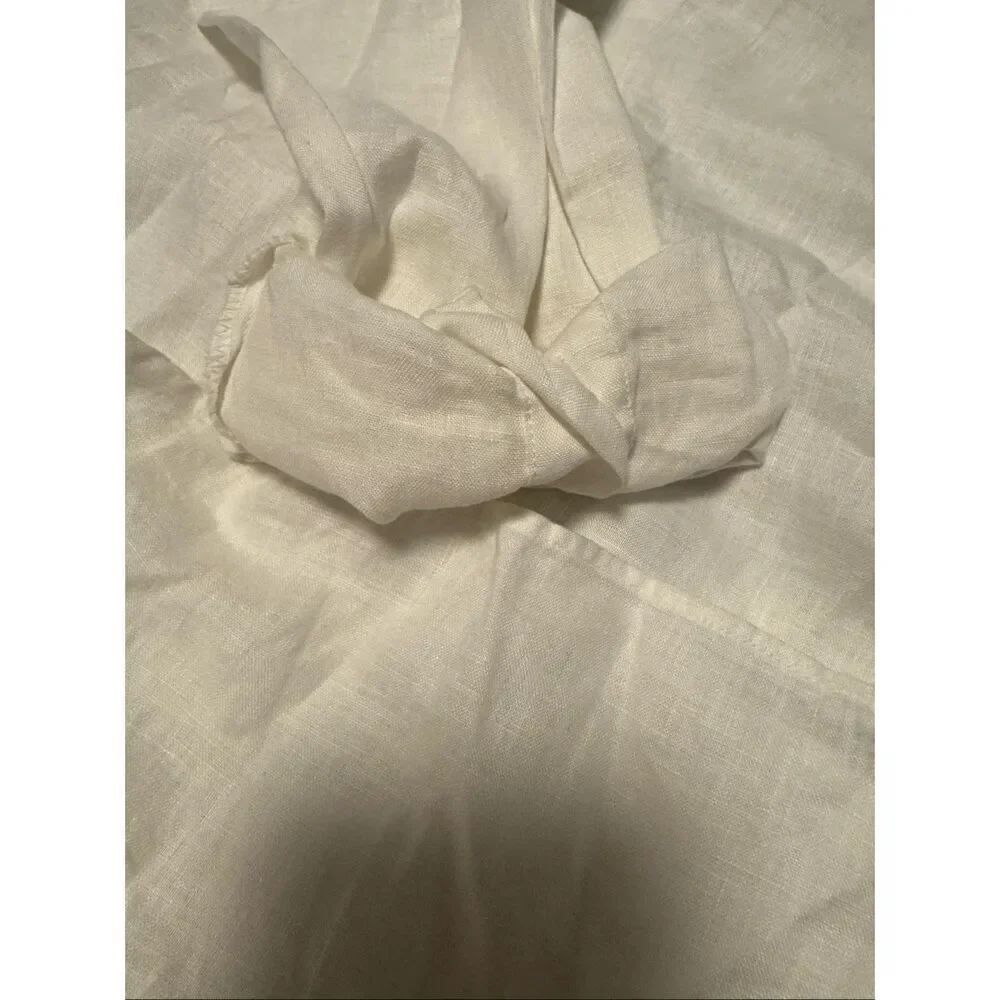 Frank & Eileen one size Mackenzie lived in linen button up blouse - EUC - Picture 7 of 8